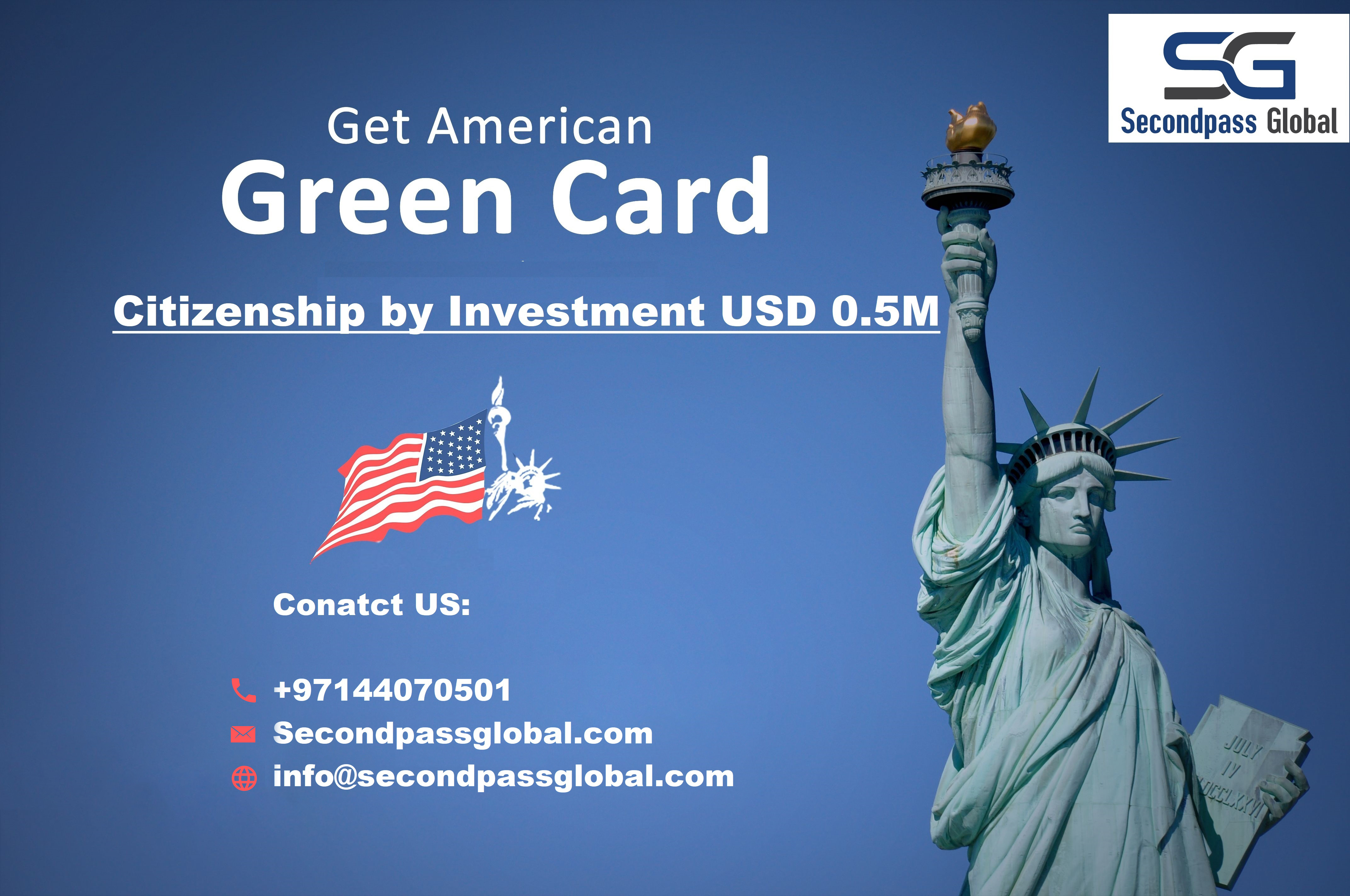 AMERICAN - GREEN_CARD & PASSPORT
